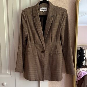Steve Madden Checkered Women's Blazer